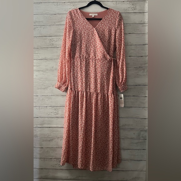 Lapis & Lillies Wrap Dress Size M - Picture 13 of 13